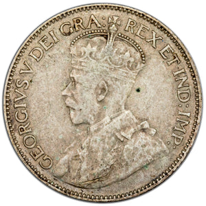 SOLD Canada 1920 25 Cents Quarter Silver Coin - VF-20