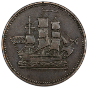 SOLD Canada Prince Edward Island Ships Colonies & Commerce Token PE-10-29