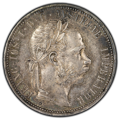SOLD Austria 1884 Florin Silver Coin KM #2222