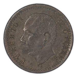 Italy 1895 1 Centesimi Coin KM #29