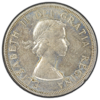 SOLD Canada 1956 $1 Dollar Silver Coin - AU-50