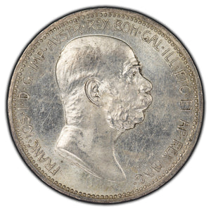 SOLD Austria 1908 60th Year Of Reign Corona Silver Coin KM #2808