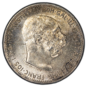 SOLD Austria 1914 Corona Silver Coin KM #2820