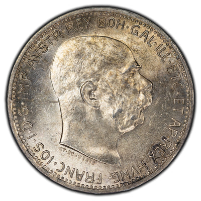 SOLD Austria 1914 Corona Silver Coin KM #2820
