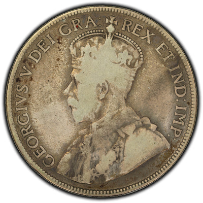 SOLD Canada 1932 50 Cents Silver Coin - VG-8