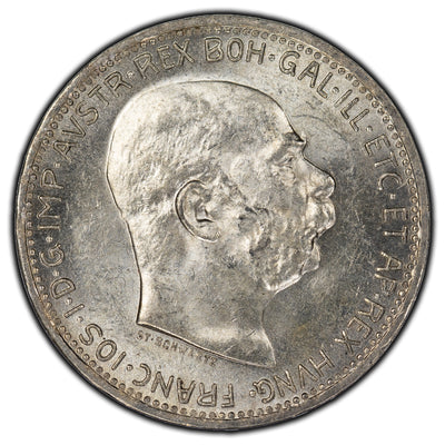 SOLD Austria 1914 Corona Silver Coin KM #2820