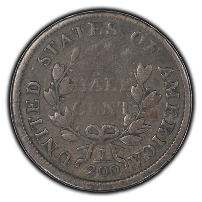 SOLD United States 1803 1/2 Cent Drapped Bust Coin