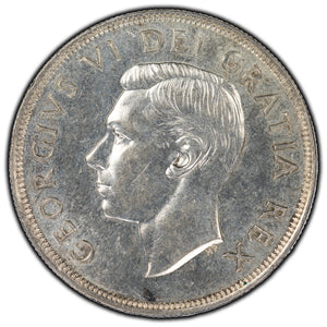 SOLD Canada 1949 $1 Dollar Silver Coin - AU-50