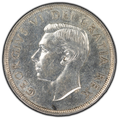 SOLD Canada 1949 $1 Dollar Silver Coin - AU-50