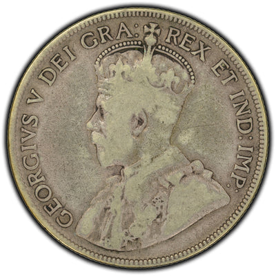 SOLD Canada 1932 50 Cents Silver Coin - VG-10