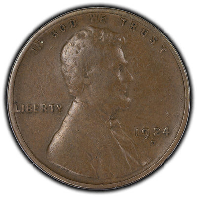 SOLD United States 1924-D 1 Cent Lincoln Wheat Cent Coin