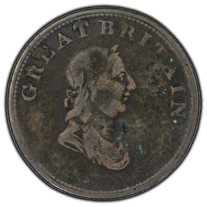 SOLD Great Britain 1814 Halfpenny Commerce Token