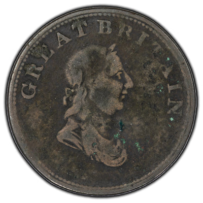 SOLD Great Britain 1814 Halfpenny Commerce Token
