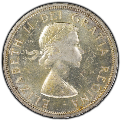 SOLD Canada 1955 $1 Dollar Silver Coin - Residue