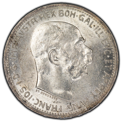 SOLD Austria 1914 Corona Silver Coin KM #2820