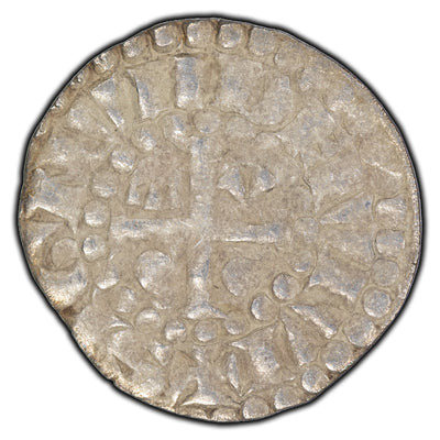 SOLD France 1015-36 Herbert I Denier Le Mans Mint Hammered Silver Coin