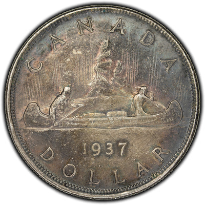 SOLD Canada 1937 $1 Dollar Silver Coin - EF-45