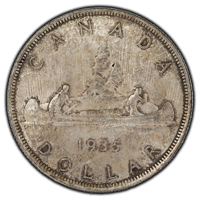 SOLD Canada 1935 $1 Dollar Silver Coin - Cleaned
