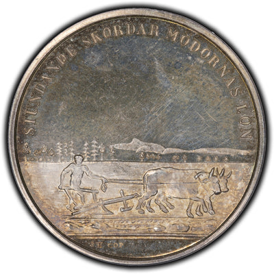 Sweden 1960 Carl XIV Harvest Medallion - Proof