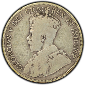 SOLD Canada 1931 50 Cents Silver Coin - VG-8