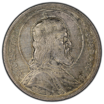 SOLD Hungary 1938 5 Pengo Silver Coin KM #516