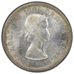 SOLD Canada 1958 $1 Dollar Silver Coin - MS-63