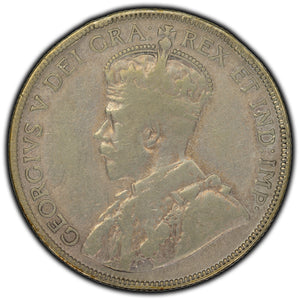 SOLD Canada 1931 50 Cents Silver Coin - Small Rim Nicks