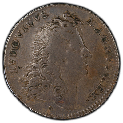 France 1685 Louis XIV Jeton Aqueduct At Maintenon Feu #6042