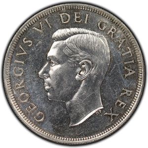 SOLD Canada 1949 $1 Dollar Silver Coin - Hairlines