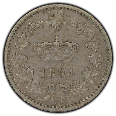 Italy 1894 20 Centesimi Coin KM #28.1