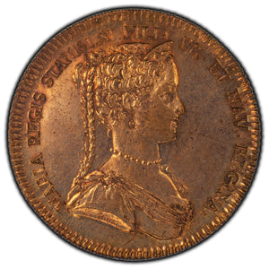 SOLD France 1738 Maria Restrike Jeton Maison De La Reine M #13337