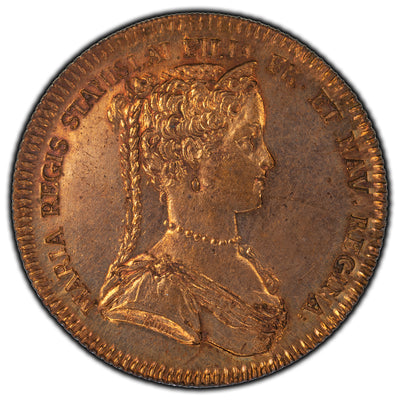 SOLD France 1738 Maria Restrike Jeton Maison De La Reine M #13337