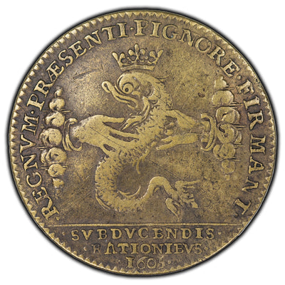 France 1605 Henry IV Jeton Feu #1792