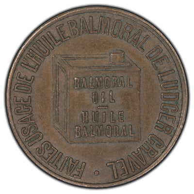 Canada Montreal Balmoral Oil Token Breton #647a