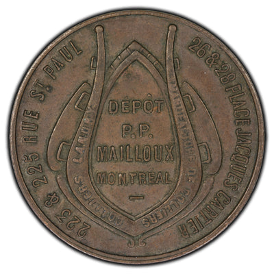 Canada Montreal Balmoral Oil Token Breton #647a