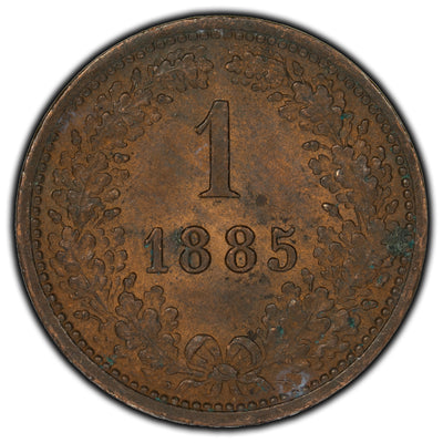 SOLD Austria 1885 Kreuzer Coin KM #2187