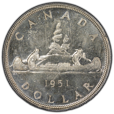 SOLD Canada 1951 $1 Dollar Silver Coin