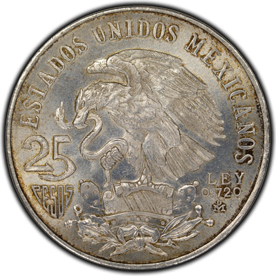 SOLD Mexico 1986 Olympics 25 Pesos Silver Coin KM #479