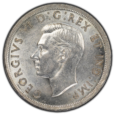 SOLD Canada 1939 $1 Dollar Silver Coin - AU-50