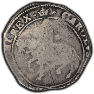SOLD Great Britain Charles I (1625-49) 1/2 Crown Silver Coin KM #119 - Clipped