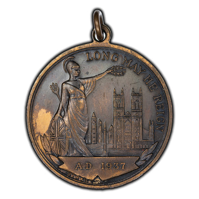 Great Britain 1937 King Edward VIII Coronation Medallion