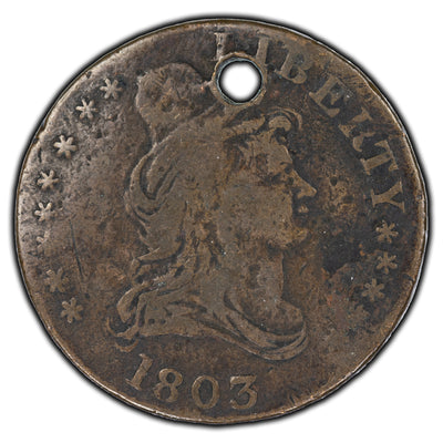 SOLD Great Britain 1803 Turban Head Kettle Token P #8020 - Holed