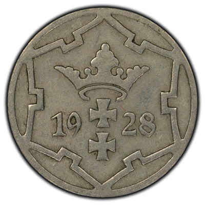 SOLD Danzig 1923 5 Pfennig Coin KM #142