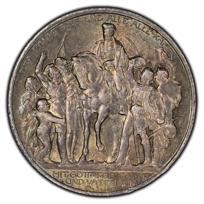 SOLD Germany 1913 2 Mark Silver Coin KM #532