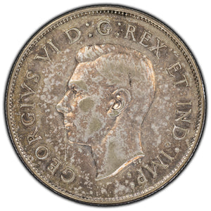 SOLD Canada 1947 Curved 7 50 Cents Silver Coin