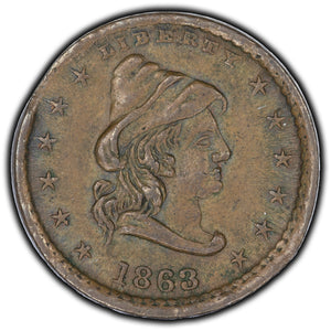 SOLD United States 1863 "Our Army" Civil War Token