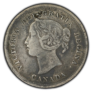 SOLD Canada 1892 Obverse #2 5 Cents Silver Coin - Cleaned