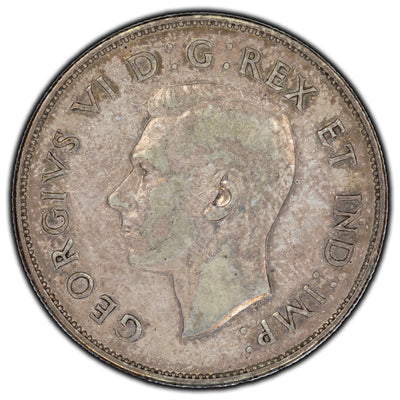 SOLD Canada 1947 Straight 7 50 Cents Silver Coin
