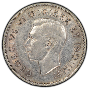 SOLD Canada 1944 Narrow Date 50 Cents Silver Coin