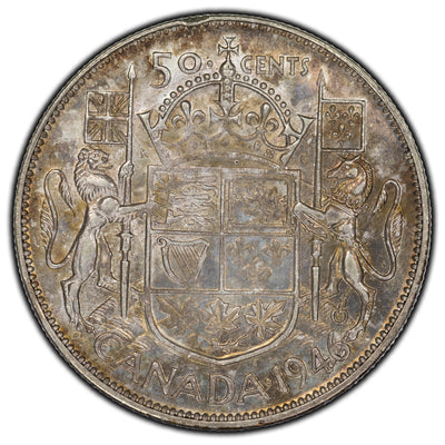 SOLD Canada 1946 50 Cents Silver Coin